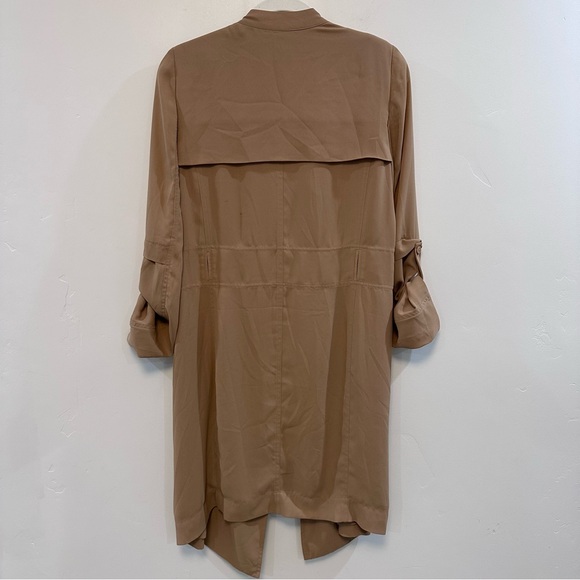 ARITZIA QUINCEY TRENCH in Camel Size small - Picture 10 of 11